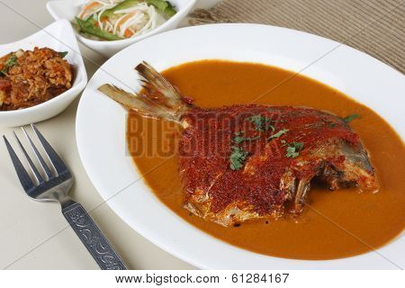 Pomfret curry from India
