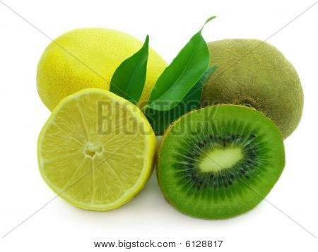 Juicy Zitrone und kiwi