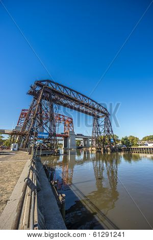 Avellaneda Bridge In Buenos Aires, Argentina.
