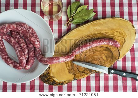 Fresh Sausages To Be Cooked