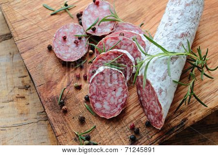 Italian salami sausage