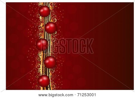 Red Christmas illustration