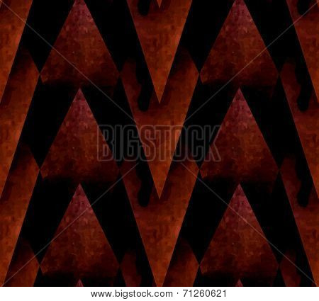 watercolor triangles seamless pattern