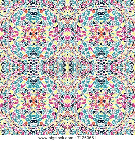 seamless psychedelic leopard skin 