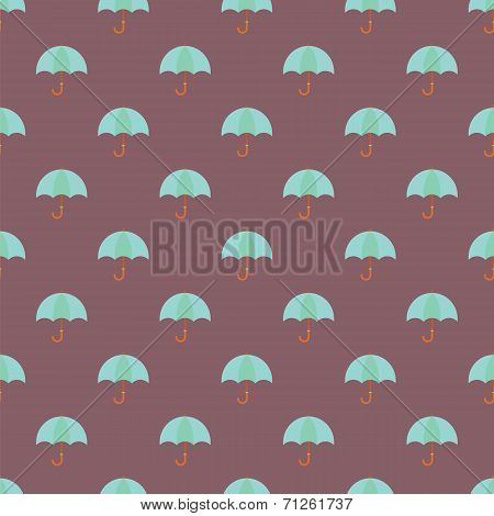 Umbrella Seamless Pattern Background