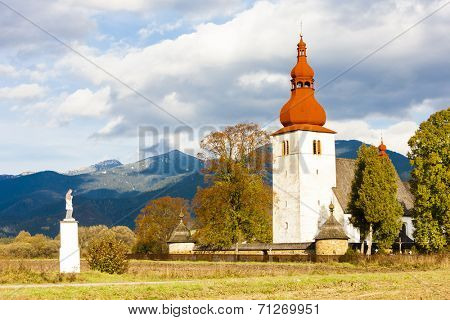 fortified church in Liptovske Matiasovce, Slovakia