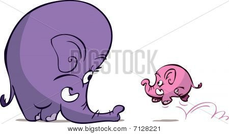 running to mommy