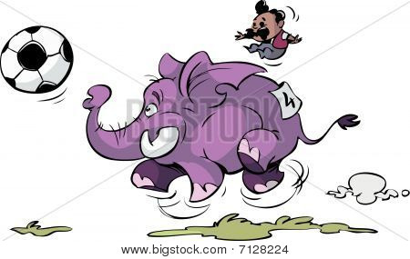 soccer elephant