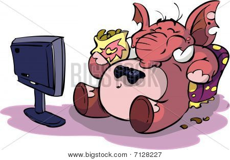 lazy elephant