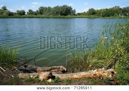 River Chagan In Kazakhstan, Summer