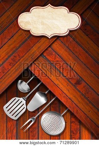 Rustic Menu Background