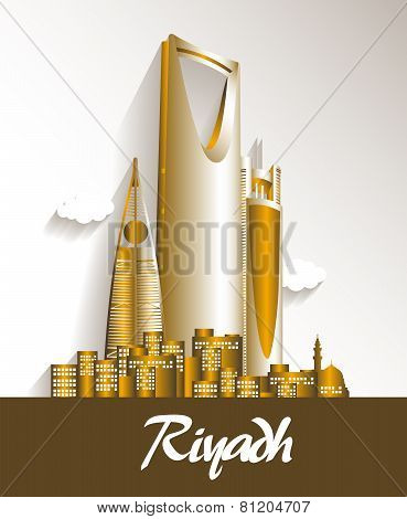 City of Riyadh Saudi Arabia Famous Buildings