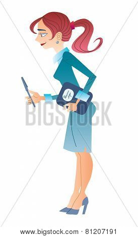 Slim Business Woman