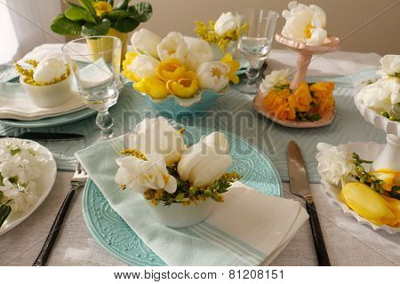 Spring Table Setting