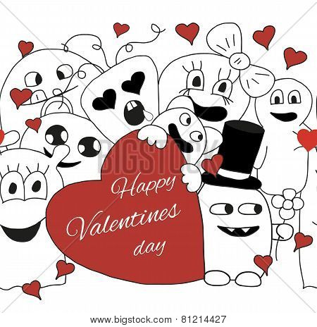 Monsters Valentine day.