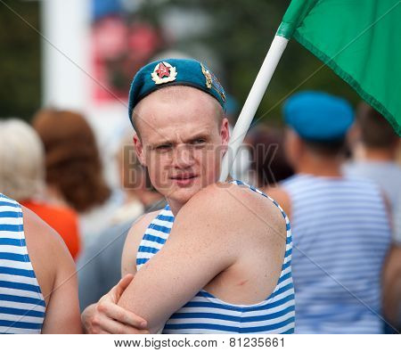 Russian Paratrooper Demobilized