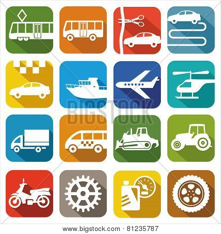 Icons transport