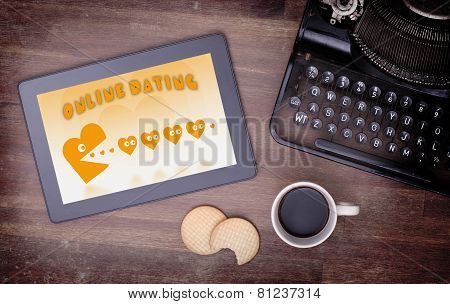 Online Dating On A Tablet