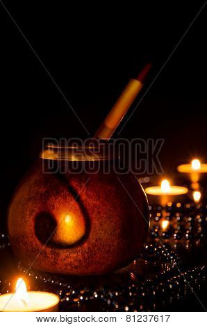Kalebass to mate with burning candles