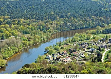 Vilnius City Capital Of Lithuania Aerial View