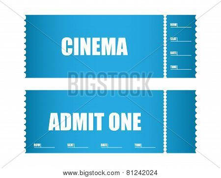 Admit One Ticket Cinema Tickets