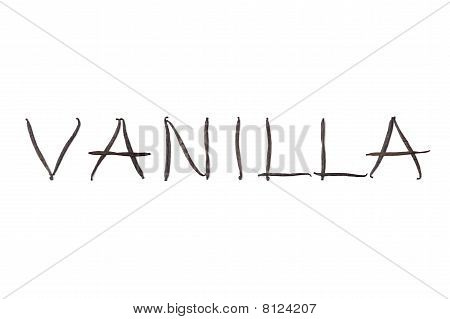 วานิลลาถั่วใน word