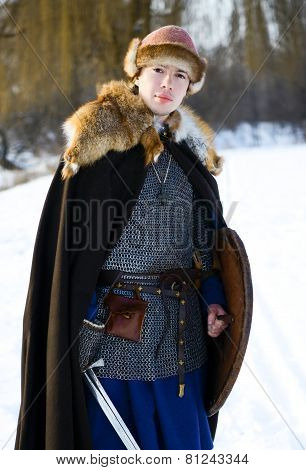 Old Russian Warrior Historical Reconstructor