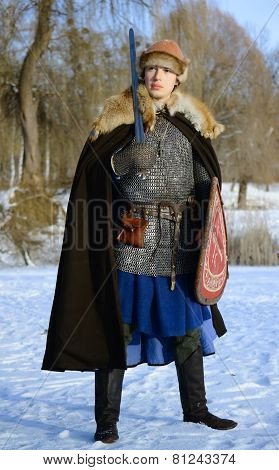 Old Russian Warrior Historical Reconstructor
