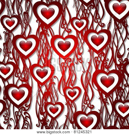 vector pattern background. Decorations for invitations on Valent
