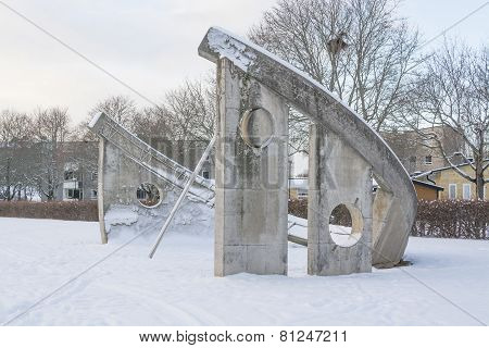 Sun Dial Sculpture