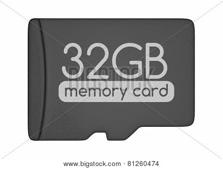 MicroSD memory card.