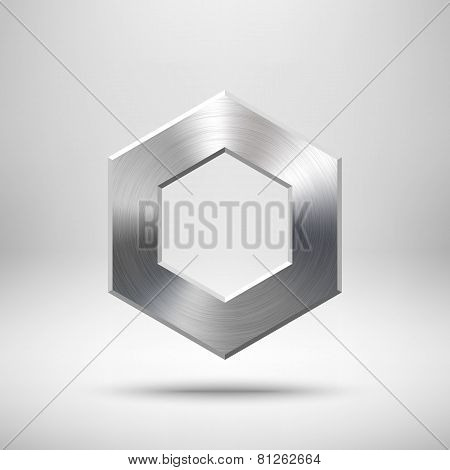 Abstract Polygon Button Template