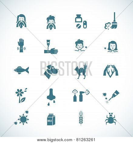 Allergies icons