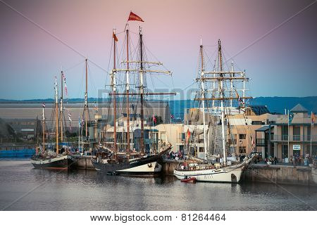 Dutch tall ships
