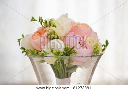 Wedding day flowers