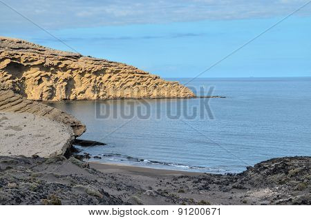 Volcanic Rock Basaltic Formation in Gran Canaria