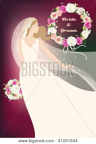 Bride And Roses