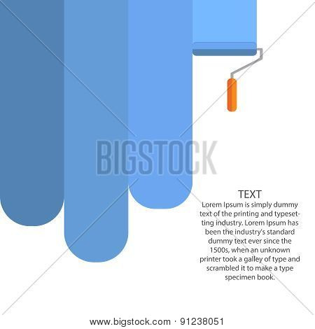 Paint Roller Ad Banner Template