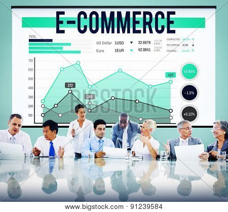 E-commerce Online Technology Marketing Business Concept