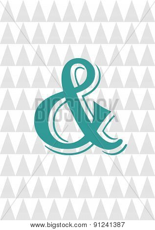 Ampersand Print Design Illustration