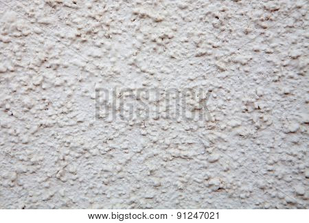 Dirty white outer wall paintig for use wallpaper