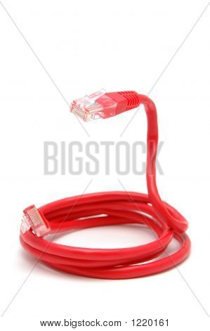 Kabel sieciowy czerwony