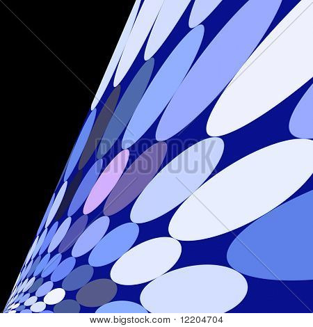 Abstract of blue spots