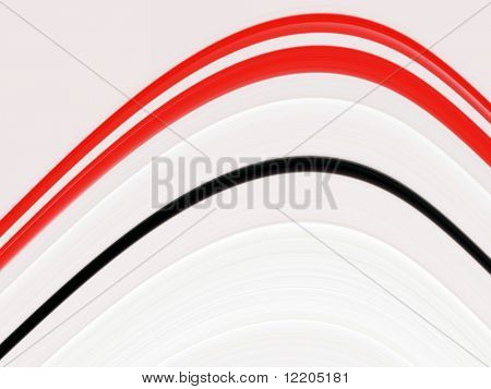 Шаблон простой изогнутой линии