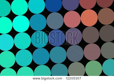 Rainbow colored spot abstract background