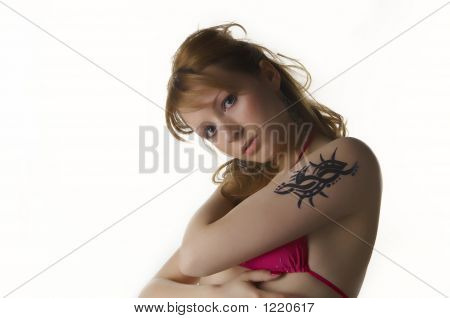Tatuering flicka