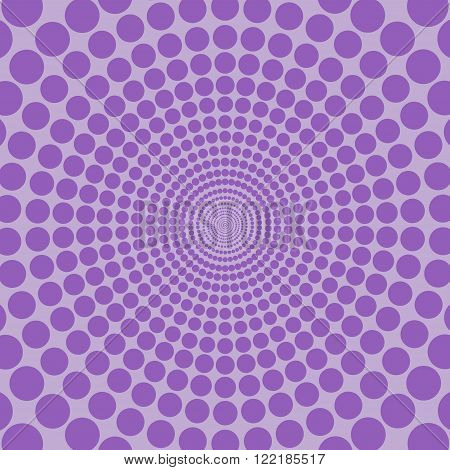 Purple circle radial zoom abstract vector design illustration.