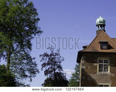 the Castle of velen in the german muensterland