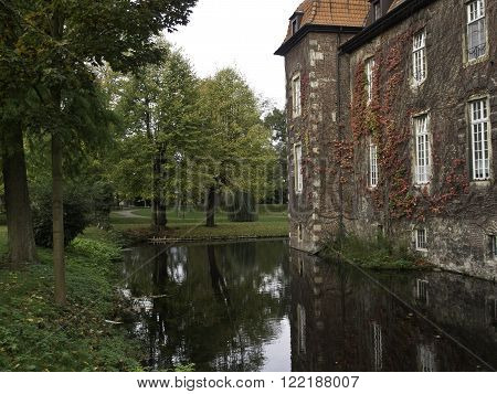 the Castle of velen in the german muensterland