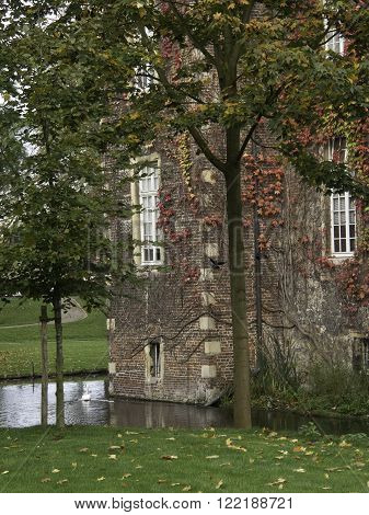 the Castle of velen in the german muensterland